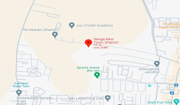 Ganga New Town Location Map